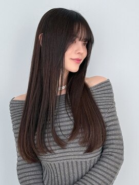 ニューヨークニューヨーク 阪急高槻店(NYNY) 落ち着きダークブラウン就活卒業入学レイヤーカット６トーン