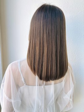 カバーヘア ブリス 大宮西口(COVER HAIR bliss) ミディアムレイヤー/髪質改善/透明感カラーブリーチなし春p大宮