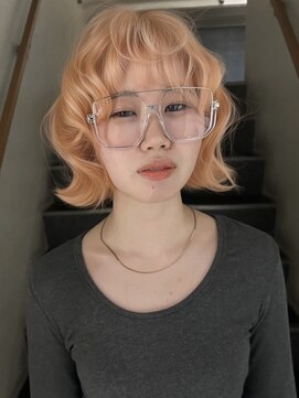 イェッカ パビル(YECCA pabil) ペールオレンジ(ブリーチ2回～)