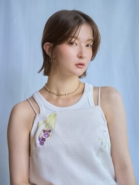 ピークアブー アヴェダ アトレ恵比寿(PEEK-A-BOO AVEDA) 大人可愛い20代30代40代顔まわりカットレイヤーボブ透明感カラー