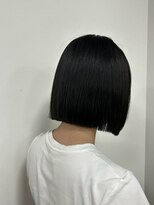 ビーグレイス シモエド店&nbsp;ぱつっとボブスタイル×20代髪質改善カラー