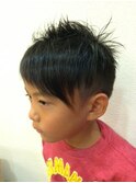 ツーブロアシメのおしゃれボーイスタイル☆