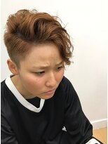 ムジカヘア(Musica hair)&nbsp;サイドパートのパーマスタイル