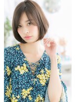 ヘアアンドビューティー ミック(Hair & Beauty miq)&nbsp;前下がりフォルム…好感ナチュラルボブ