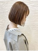 【morio】札幌ボブ 人気の肩上ベージュボブ