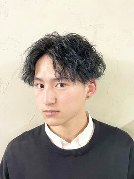 メンズサロンロス(LOSS) somperm/縦落ちツイスパ