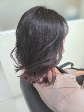 ヘアーサロン ファイブシー(HAIR SALON 5C) coral pink×inner color