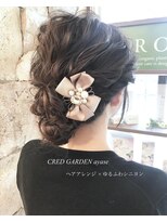 クレドガーデン 綾瀬店(CRED GARDEN) 袴アレンジ 大人かわいい小顔 ゆるふわアレンジ 卒業式 入学式c3