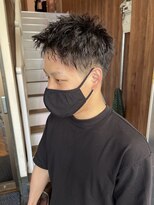 アヴァンス 天王寺店(AVANCE.) MEN'S HAIR アップバング×ソフトツイスト