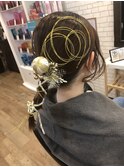 網おろしヘアアレンジ