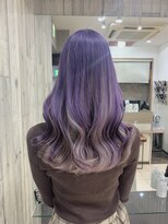 トムキャット(TOM CAT) 春カラー ブリーチ インナーカラー ラベンダー ミルクティー