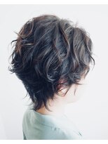 ハル ヘアラボ(HARU hair labo) パーマで　ウルフマッシュへ　スタイルチェンジ