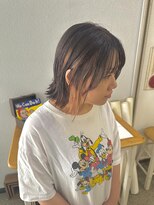 ヘアアンドスペース ベロン(hair&space velon) インナーアプリコットオレンジ