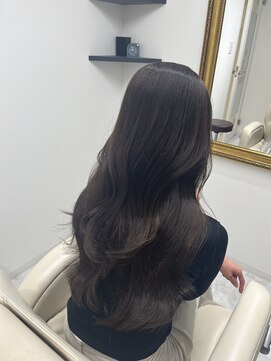 グレイスアンジュ 名駅(Grace Unge) 【加藤】赤み打ち消しグレージュカラー、レイヤー