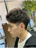 アップバングショート