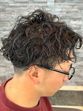 ガーデン アクロスプラザ足利店(garden) 波巻きスパイラルパーマ/波巻きパーマ/センターパート