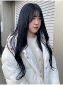【minami】 ~韓国女子~ダブルカラー/ブルーグレー