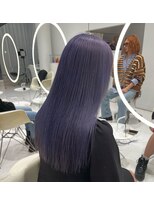 ハイブ 金沢(Hive)&nbsp;パープルカラー　ブリーチ2回　10代20代