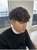 20代～30代スペインカールメンズパーマ刈り上げ［仙台］