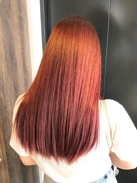 ヘアリゾート粋 ウナム 新宿東口店(enam) 透明感カラー/艶髪/オレンジブラウン