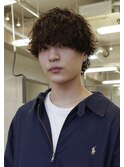外国人風スパイラルパーマ