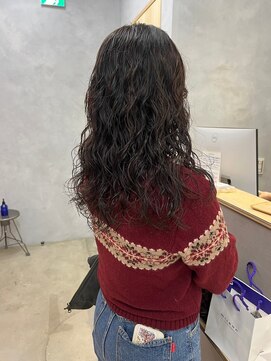 アマーク(a mark) 【能田　花音】くりっと上からperm!