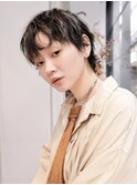 ハイライト/小顔ウルフカット/外ハネ/ウェットヘア/たまプラーザ
