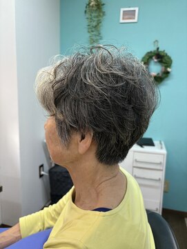 ブレス ヘアアンドスパ 湘南台(bless hair spa) 朝楽クールレディースショートスタイル