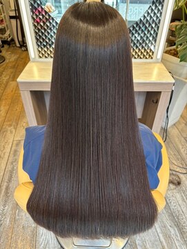 アロン(Allons Ginza) 【髪質改善】sins式シルク酸性ストレート/銀座