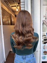 チョビー(Chobii)&nbsp;表参道 コテ巻き風パーマ デジタルパーマ ワンレン 黒髪カタログ