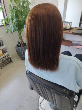 ガブ(GABU.) ワンレングス(縮毛矯正)