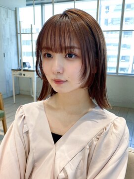 アフロートフクオカ(AFLOAT FUKUOKA) 【NEW OPEN】小顔前髪あり後れ毛サイドバングメルティカラー