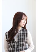 韓国風ロングレイヤー