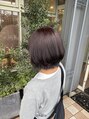 ヘアメイク アース 秋田仁井田店(HAIR & MAKE EARTH) ほんのりパープルブラウン