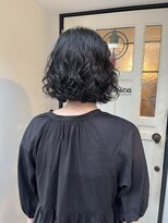 フランチェスカ(Francesca)&nbsp;ボブパーマ/レイヤーボブ/黒髪パーマ/くるくるパーマ/ラフパーマ