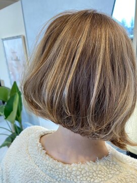 レグルス ヘアーデザイン パセオ野間大池店(Reglus hair design) 白髪ぼかしハイライト/似合わせカット