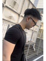 刈部倶楽舞&nbsp;ジェットモヒカン/スキンフェード/アップバング/黒髪ショート