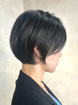 エンクス(enx) ミディアムヘア/暗めカラー/グランマッシュ/鶴ヶ峰MH108