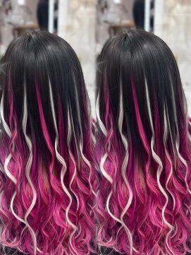 ヘイルジューシー(hail JUICY) ピンク×ホワイト