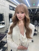 リノート バイ エゴル 名古屋(LINOET by ENGOL) [ LINOET 名古屋]  ayami 透明感たっぷりミルクティーカラー