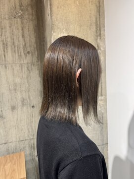 ☆似合わせ大人ミントラテベージュ外ハネボブ