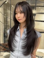 ヨロ 渋谷(YOLO)&nbsp;韓国ヘアーハッシュカットレイヤーカットハイライトカラー