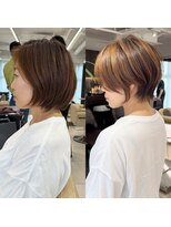 バンプ ギンザ(BUMP GINZA) 30代40代50代ショート白髪ぼかし銀座丸みくびれ井