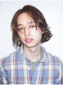 メンズボブメンズミディアムパーマニュアンスパーマルーズパーマ