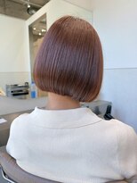 キュア 池袋(CURE)&nbsp;8トーン透明感ピンクベージュ×ショートボブ×髪質改善 #061