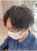 ツイストスパイラルパーマメンズ波巻きパーマ辻堂