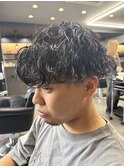 波巻きシャドウパーマ