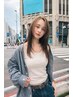 【高発色/黒染め履歴の方】カット+ブリーチ(2回)+カラー+ハホニコTR￥24000