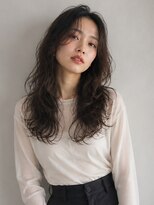 きいろのゾウ ロングパーマ/地毛風カラー/ウェーブロング