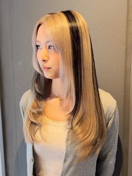 リエコー(RE'ECHO) 艶あるハイトーン◆デザインカラーで唯一無二ヘア